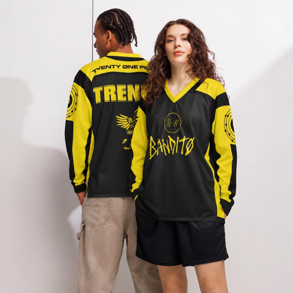 Street Fashion Y2K - トゥエンティ・ワン・パイロッツ バンディート・トレンチ ロックバンド スポーツ ユニセックス Tシャツ