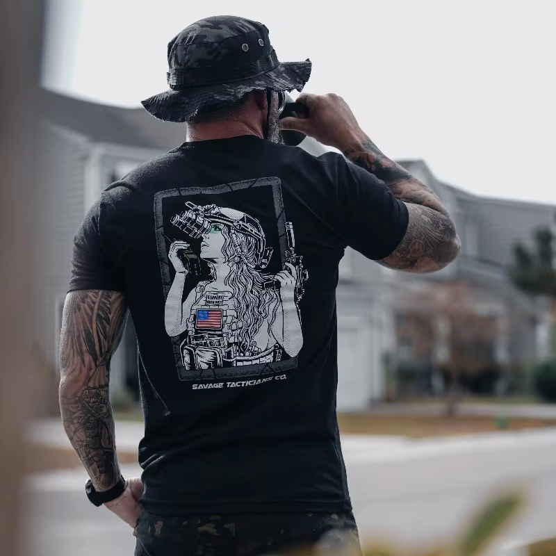 メンズTシャツ アウトドアスポーツ タクティカルTシャツ 通 - Street Fashion For Short Guys のレビューと価格
