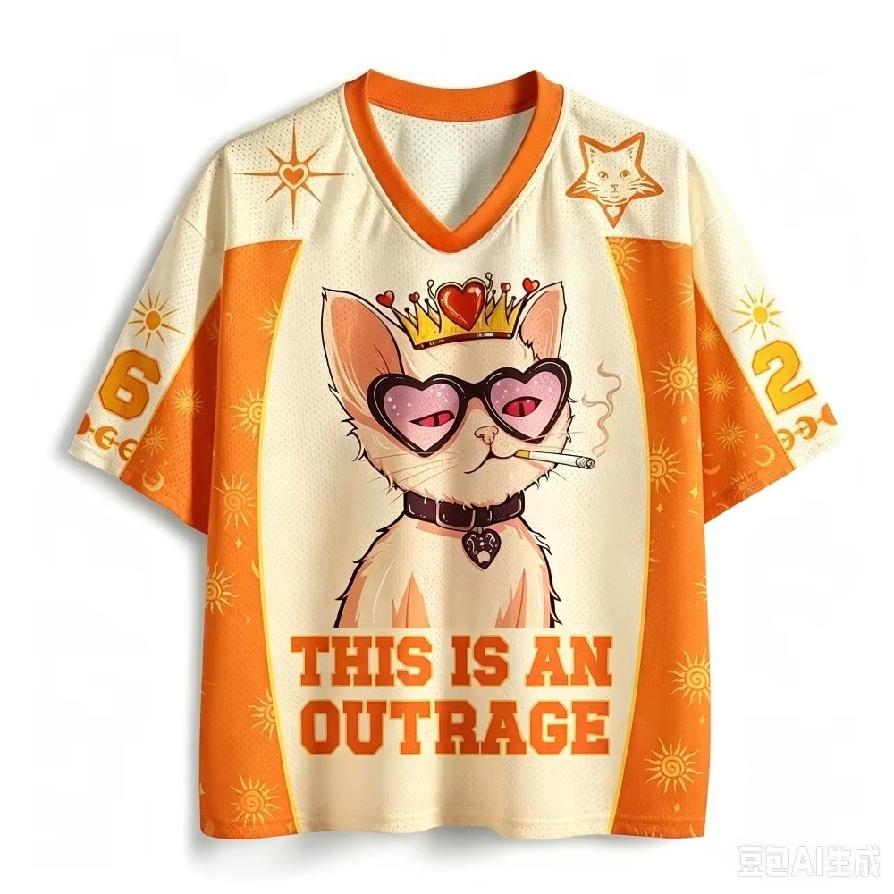 クイーンキャット柄、3Dプリント、メンズ・レディース、Y2K - Queen Street Fashion のレビューと価格